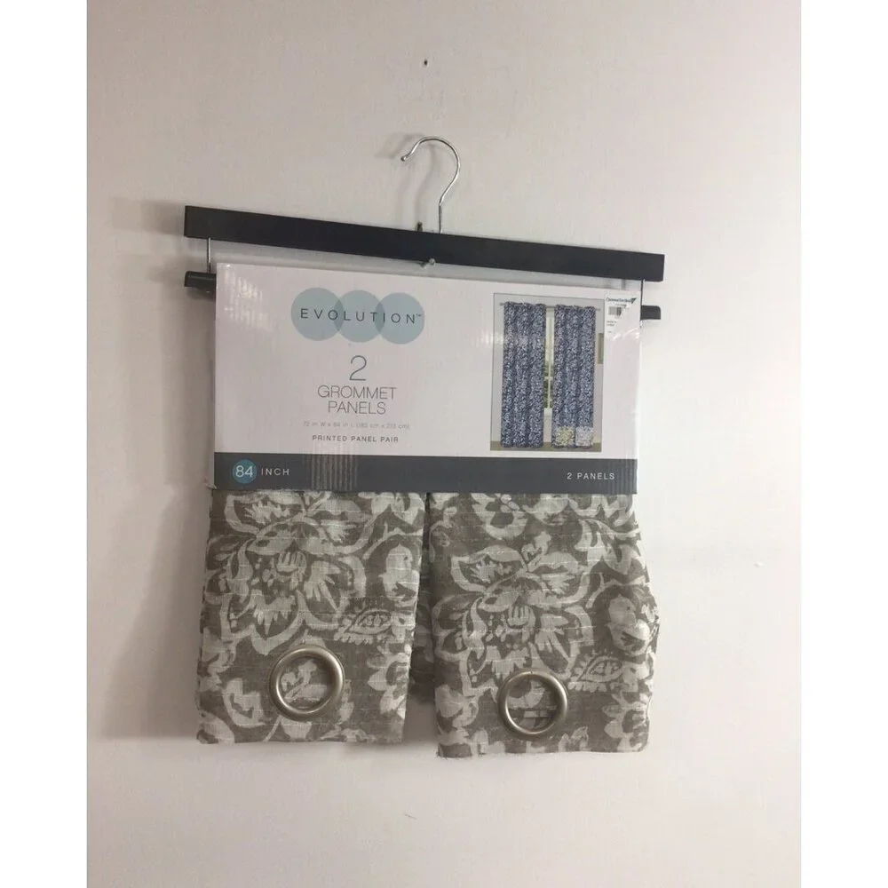Evolution Grommet Curtain Panels Set of 2 NEW